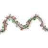 Northlight 50 Ft. Christmas HO HO HO Wrapped Tinsel Commercial Garland-50 Ft. X 2.5 In. White Red And Green-Unlit 2 Northlight 50 Ft. Christmas HO HO HO Wrapped Tinsel Commercial Garland-50 Ft. X 2.5 In. White Red And Green-Unlit -Christmas Decor Shop northlight christmas garland 35250853 64 1000