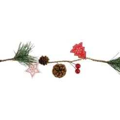 Northlight Pre-Lit B/O Tree Star And Pinecone Christmas Garland-6.5 Ft. Warm White -Christmas Decor Shop northlight christmas garland 35267980 1f 1000