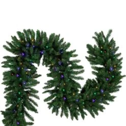 Northlight Pre-Lit Buffalo Fir Christmas Garland 25 Ft. X 20 In. Multi-Color LED Lights 11 Northlight Pre-Lit Buffalo Fir Christmas Garland 25 Ft. X 20 In. Multi-Color LED Lights -Christmas Decor Shop northlight christmas garland 35679867 1f 1000