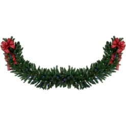 Northlight Pre-Lit Buffalo Fir Christmas Garland 25 Ft. X 20 In. Multi-Color LED Lights 10 Northlight Pre-Lit Buffalo Fir Christmas Garland 25 Ft. X 20 In. Multi-Color LED Lights -Christmas Decor Shop northlight christmas garland 35679867 4f 1000