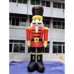 Northlight Lighted Inflatable Nutcracker Soldier Commercial Outdoor Christmas Decoration-20ft. -Christmas Decor Shop northlight christmas inflatables 35768205 fa 1000