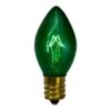 Northlight 4 In. C7 Green Transparent Christmas Replacement Bulbs (Set Of 4) -Christmas Decor Shop northlight christmas light bulbs 34316489 64 1000