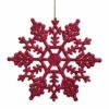 Northlight Glitter Snowflake Christmas Ornaments-4 In. (100mm)-Berry Pink-24ct 2 Northlight Glitter Snowflake Christmas Ornaments-4 In. (100mm)-Berry Pink-24ct -Christmas Decor Shop northlight christmas ornament sets 31466086 64 1000