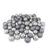 Northlight 2.5 In. (60 Mm) Shatterproof Pewter Gray 4-Finish Christmas Ball Ornaments (60-Count) 2 Northlight 2.5 In. (60 Mm) Shatterproof Pewter Gray 4-Finish Christmas Ball Ornaments (60-Count) -Christmas Decor Shop northlight christmas ornament sets 31744258 64 1000