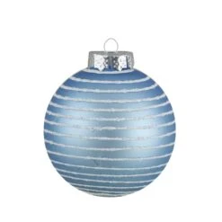 Northlight Light Blue Glass Christmas Ornaments 1.75 In. (45 Mm) (Set Of 12) -Christmas Decor Shop northlight christmas ornament sets 34313355 1f 1000