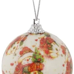 Northlight 2.25 In. (60 Mm) Snowman Decoupage Christmas Ball Ornament Set (14-Piece) -Christmas Decor Shop northlight christmas ornament sets 34851128 44 1000