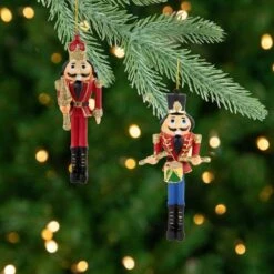 Northlight 5.75 In. Nutcracker King And Soldier Christmas Ornaments (Set Of 2) -Christmas Decor Shop northlight christmas ornament sets 34858372 4f 1000