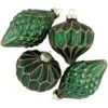 Northlight 4ct Green With Gold Glitter Onion And Finial Glass Christmas Ornaments 4.75 In. -Christmas Decor Shop northlight christmas ornament sets 34865033 64 1000