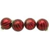 Northlight 4ct Burgundy Red And Gold Glitter Striped Glass Christmas Ball Ornaments 3 In. (76mm) 2 Northlight 4ct Burgundy Red And Gold Glitter Striped Glass Christmas Ball Ornaments 3 In. (76mm) -Christmas Decor Shop northlight christmas ornament sets 34865035 64 1000