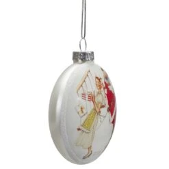 Northlight Glass Norman Rockwell Christmas Disc Ornament (Set Of 3) -Christmas Decor Shop northlight christmas ornament sets 34963849 fa 1000