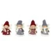 Northlight Plush Angel Girl Hanging Christmas Ornaments-4.25 In. Red And Gray-Set Of 4 -Christmas Decor Shop northlight christmas ornament sets 35250559 64 1000