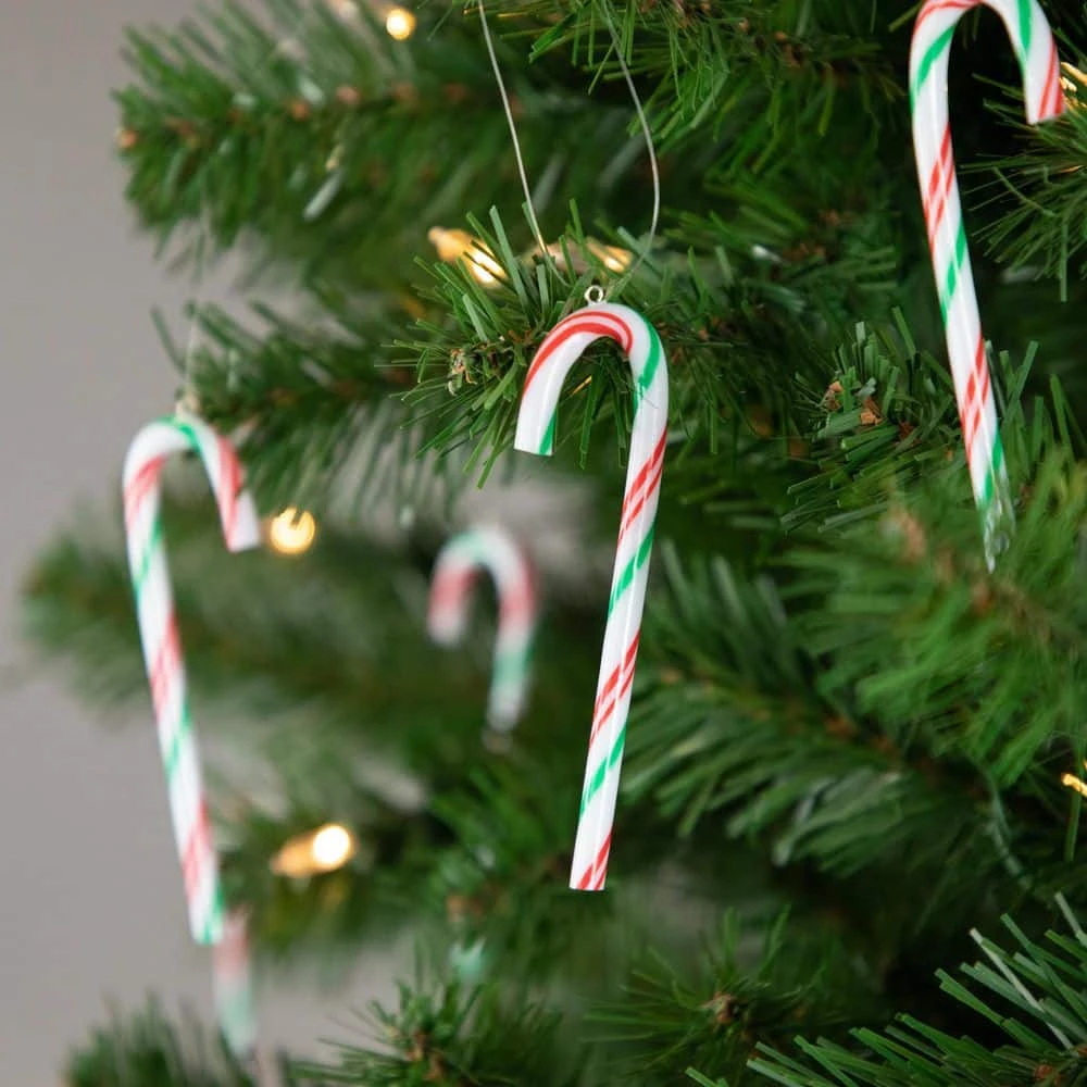 Northlight 12ct Multi Twist Candy Cane Christmas Ornaments 4 In. 5 Northlight 12ct Multi Twist Candy Cane Christmas Ornaments 4 In. - Image 3