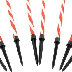 Northlight 8-Count Textured Candy Cane Christmas Pathway Lights Lawn Stakes -Christmas Decor Shop northlight christmas pathway lights 34851759 4f 1000