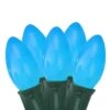 Northlight 25-Light Opaque Blue C9 Christmas Lights 12 In. Bulb Spacing 20 AWG With Green Wire -Christmas Decor Shop northlight christmas string lights 31476009 64 1000