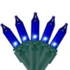 Northlight Set Of 100 Blue Mini Christmas Lights 2.5 In. Spacing With Green Wire -Christmas Decor Shop northlight christmas string lights 32602036 64 1000