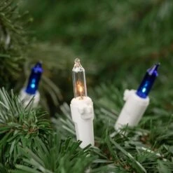 Northlight Set Of 100 Blue And Clear Mini Christmas Lights 2.5 In. Spacing With White Wire 13 Northlight Set Of 100 Blue And Clear Mini Christmas Lights 2.5 In. Spacing With White Wire -Christmas Decor Shop northlight christmas string lights 32602364 44 1000