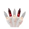 Northlight Set Of 100 Red And Clear Mini Christmas Lights 2.5 In. Spacing With White Wire -Christmas Decor Shop northlight christmas string lights 32602431 64 1000