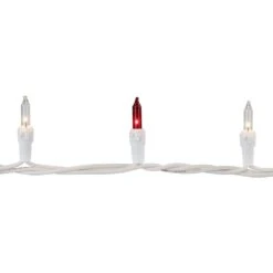 Northlight Set Of 100 Red And Clear Mini Christmas Lights 2.5 In. Spacing With White Wire 14 Northlight Set Of 100 Red And Clear Mini Christmas Lights 2.5 In. Spacing With White Wire -Christmas Decor Shop northlight christmas string lights 32602431 fa 1000