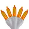Northlight Set Of 50 Orange LED Mini Christmas Lights With White Wire -Christmas Decor Shop northlight christmas string lights 32605418 64 1000