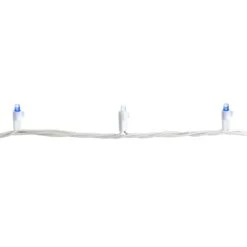 Northlight Set Of 50 LED Wide Angle Lights Blue/White LED - White Wire 11 Northlight Set Of 50 LED Wide Angle Lights Blue/White LED - White Wire -Christmas Decor Shop northlight christmas string lights 32608174 1f 1000