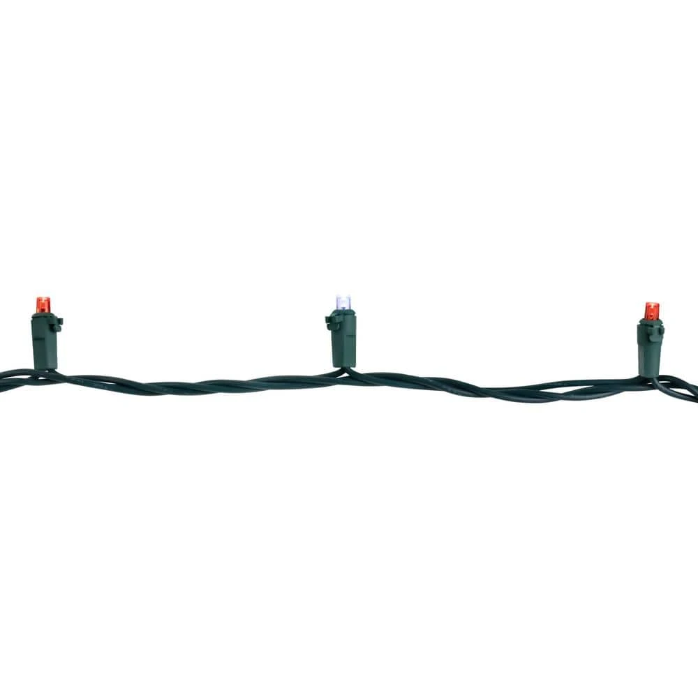 Northlight Set Of 50 Red And White LED Wide Angle Christmas Lights - Green Wire 6 Northlight Set Of 50 Red And White LED Wide Angle Christmas Lights - Green Wire - Image 4