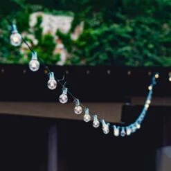 Northlight 20-Count Clear G40 Globe Patio Garden Christmas Light Set, 19 Ft. Green Wire -Christmas Decor Shop northlight christmas string lights 32913369 4f 1000