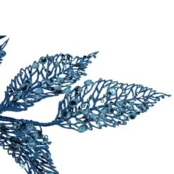 Northlight 37" Glittered Blue Fern Christmas Spray -Christmas Decor Shop northlight christmas tree accessories 35252335 fa 1000