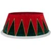 Northlight 25 In. Red And Green Fabric Drum With White Trim Christmas Tree Collar 1 Northlight 25 In. Red And Green Fabric Drum With White Trim Christmas Tree Collar -Christmas Decor Shop northlight christmas tree collars 35688222 64 1000