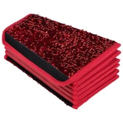 Northlight 26 In. Red Fabric Sequins Hexagonal Christmas Tree Collar -Christmas Decor Shop northlight christmas tree collars 35688232 1f 1000