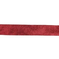 Northlight 2.5 In. X 16 Yds. Sparkles And Glitter Red Solid Wired Craft Ribbon