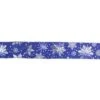 Northlight 2.5 In. X 16 Yds. Metallic Blue And Silver Snowflake Wired Craft Ribbon 1 Northlight 2.5 In. X 16 Yds. Metallic Blue And Silver Snowflake Wired Craft Ribbon -Christmas Decor Shop northlight christmas tree ribbon 33531390 64 1000