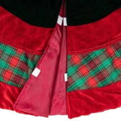 Northlight 48 In. Red And Green Plaid Velveteen Christmas Tree Skirt 11 Northlight 48 In. Red And Green Plaid Velveteen Christmas Tree Skirt -Christmas Decor Shop northlight christmas tree skirts 31465493 44 1000