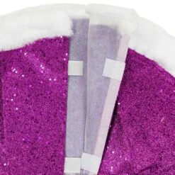 Northlight 20 In. Purple Glittered Mini Christmas Tree Skirt With Faux Fur Trim -Christmas Decor Shop northlight christmas tree skirts 33530805 4f 1000