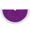 Northlight 20 In. Purple Glittered Mini Christmas Tree Skirt With Faux Fur Trim 2 Northlight 20 In. Purple Glittered Mini Christmas Tree Skirt With Faux Fur Trim -Christmas Decor Shop northlight christmas tree skirts 33530805 64 1000