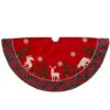 Northlight 48 In. Red And Green Velvet Plaid Christmas Tree Skirt -Christmas Decor Shop northlight christmas tree skirts 34315021 64 1000