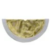 Northlight 20 In. Gold And White Metallic Snowflake Print Mini Christmas Tree Skirt -Christmas Decor Shop northlight christmas tree skirts 34315036 64 1000