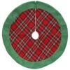 Northlight 24 In. Green And Red Tartan Christmas Tree Skirt -Christmas Decor Shop northlight christmas tree skirts 34315064 64 1000