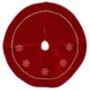 Northlight 24 In. Red With White Snowflakes Christmas Tree Skirt 2 Northlight 24 In. Red With White Snowflakes Christmas Tree Skirt -Christmas Decor Shop northlight christmas tree skirts 34315065 64 1000