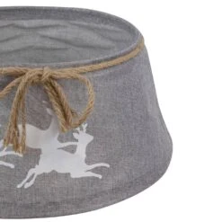 Northlight 22 In. Gray With White Reindeer Christmas Tree Collar -Christmas Decor Shop northlight christmas tree skirts 34858412 c3 1000