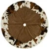 Northlight Corduroy Christmas Tree Skirt With Faux Fur Trim-48in.-Brown -Christmas Decor Shop northlight christmas tree skirts 35766665 64 1000