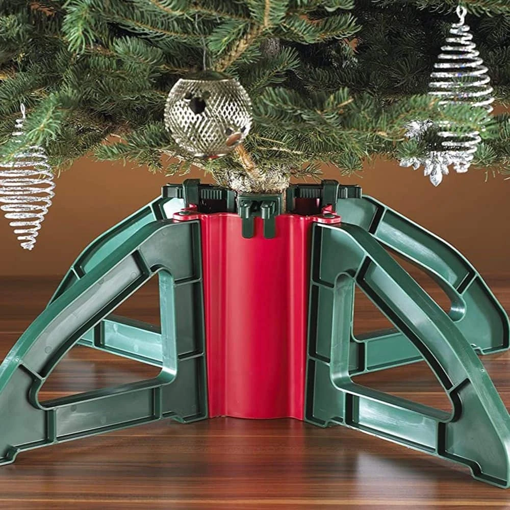 Northlight Plastic Christmas Tree Stand With Clamping System-For Real Live Trees Up To 10 Ft. 7 Northlight Plastic Christmas Tree Stand With Clamping System-For Real Live Trees Up To 10 Ft. - Image 5