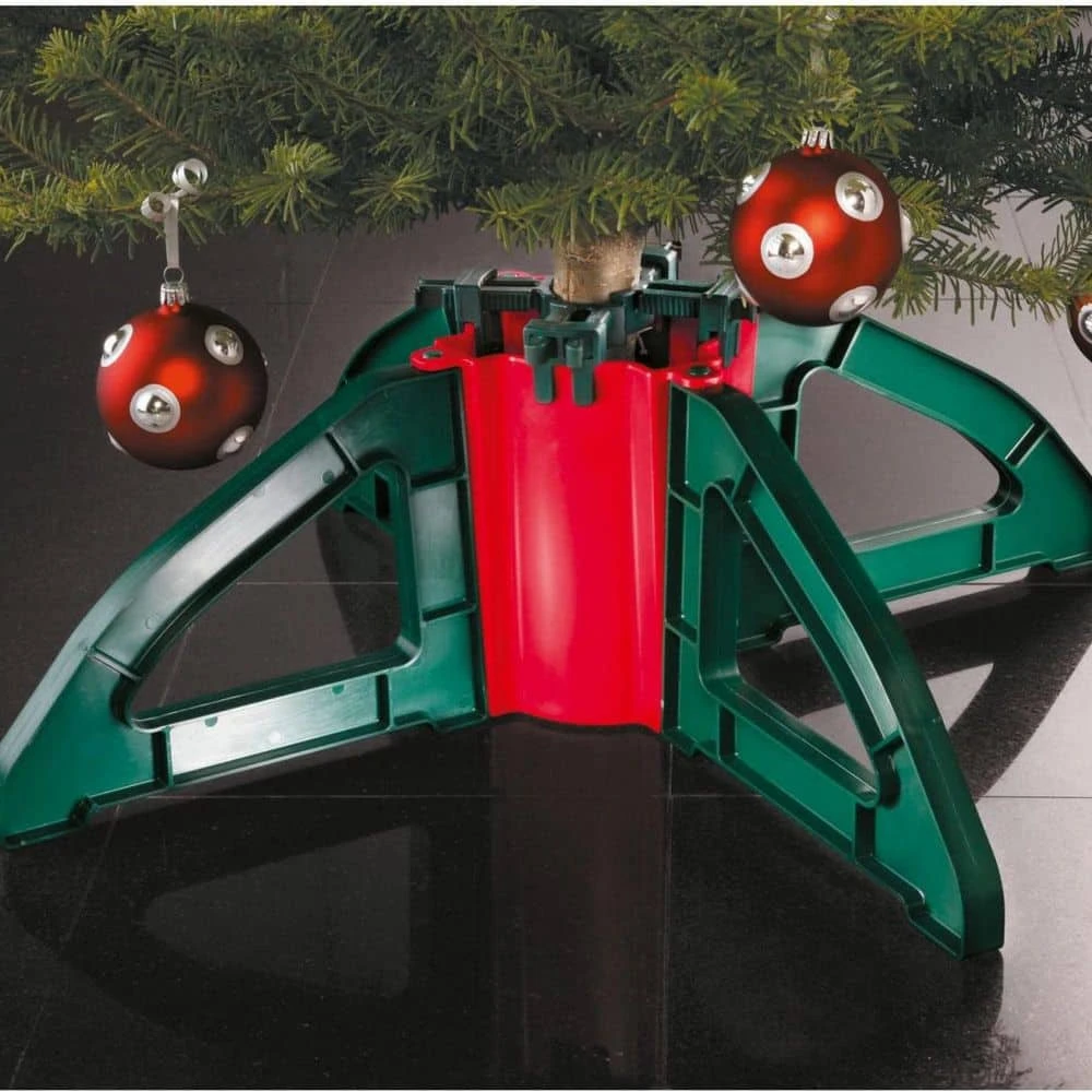 Northlight Plastic Christmas Tree Stand With Clamping System-For Real Live Trees Up To 10 Ft. 4 Northlight Plastic Christmas Tree Stand With Clamping System-For Real Live Trees Up To 10 Ft. - Image 2