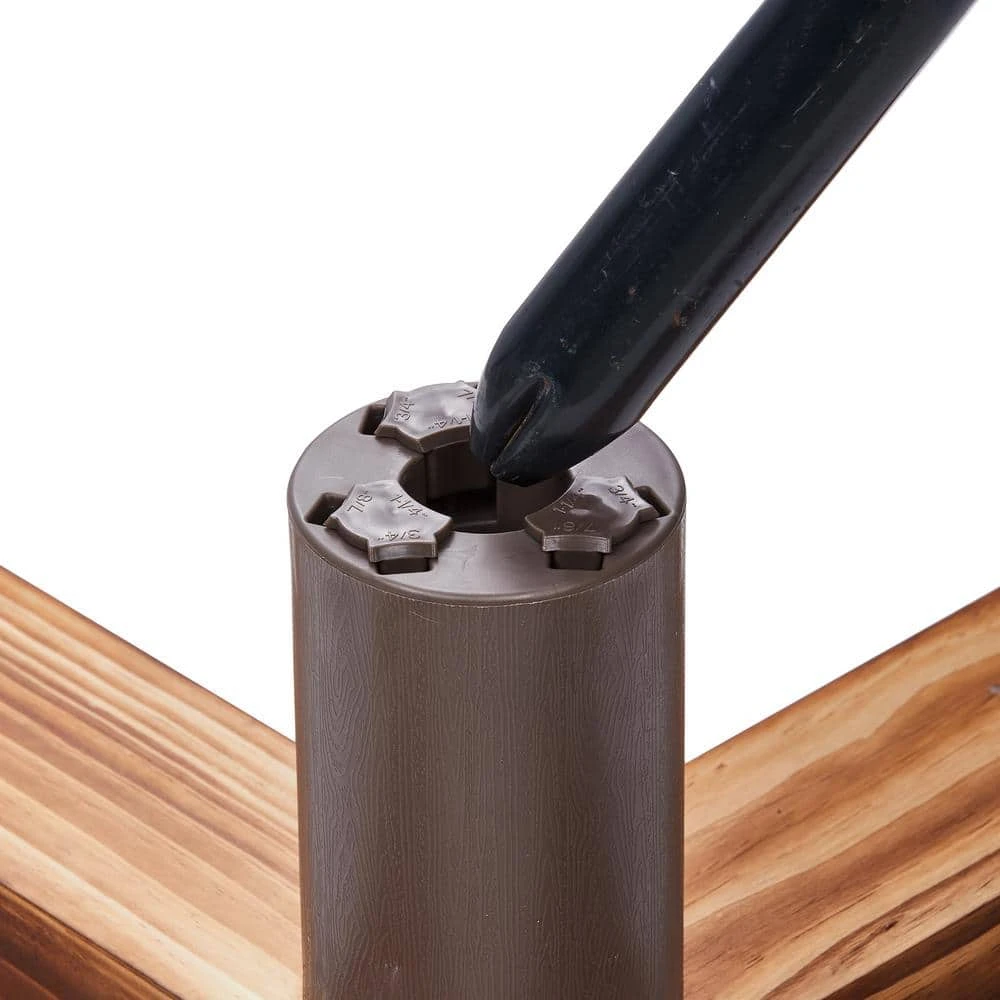 Northlight Light Wood Adjustable Artificial Christmas Tree Stand - For Trees Up To 7.75 Ft. Tall 4 Northlight Light Wood Adjustable Artificial Christmas Tree Stand - For Trees Up To 7.75 Ft. Tall - Image 2