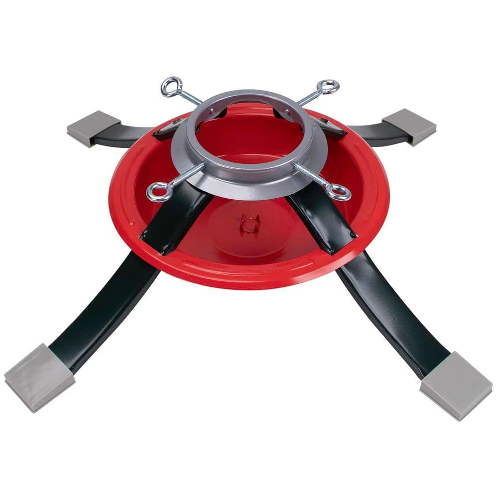 Northlight Live Christmas Tree Metal Stand-27"-Red And Green 8 Northlight Live Christmas Tree Metal Stand-27"-Red And Green - Image 6