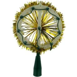 Northlight 7 In. Silver Tinsel Snowflake Starburst Christmas Tree Topper - Multi Lights -Christmas Decor Shop northlight christmas tree toppers 32606339 1f 1000