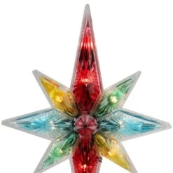 Northlight 10.75 In. Multi-Color Faceted Star Of Bethlehem Christmas Tree Topper - Clear Lights 7 Northlight 10.75 In. Multi-Color Faceted Star Of Bethlehem Christmas Tree Topper - Clear Lights -Christmas Decor Shop northlight christmas tree toppers 32606343 c3 1000