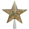 Northlight 8.5 In. Gold Glitter Star Cut-Out Design Christmas Tree Topper - Clear Lights 1 Northlight 8.5 In. Gold Glitter Star Cut-Out Design Christmas Tree Topper - Clear Lights -Christmas Decor Shop northlight christmas tree toppers 32606349 64 1000