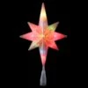 Northlight 11 In. Frosted Bethlehem Star With Gold Scrolling Christmas Tree Topper In Multi-Lights -Christmas Decor Shop northlight christmas tree toppers 33406550 64 1000