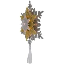 Northlight 13.75in. Lighted Gold And Silver Snowflake Christmas Tree Topper Clear Lights 11 Northlight 13.75in. Lighted Gold And Silver Snowflake Christmas Tree Topper Clear Lights -Christmas Decor Shop northlight christmas tree toppers 35167247 1f 1000