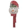 Northlight 22 In. Lighted Snowman Wearing A Red Frosted Hat With Pine Christmas Tree Topper -Christmas Decor Shop northlight christmas tree toppers 35250568 64 1000